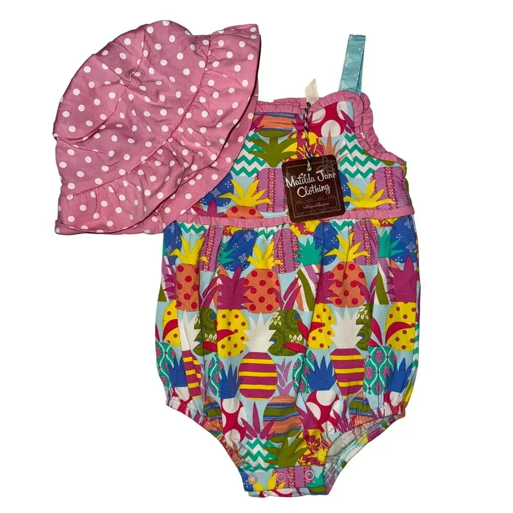 Matilda Jane NWT 18-24m | “Pineapple Bubble Romper”
